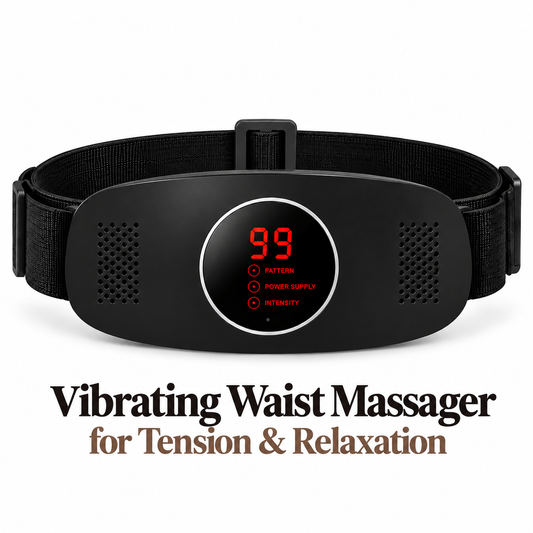 Vibrating Waist Massager — For Tension, Comfort & Relaxation